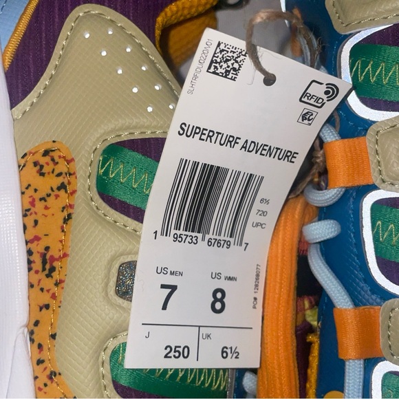 Adidas Kids Sneakers - Purple, Yellow, Orange